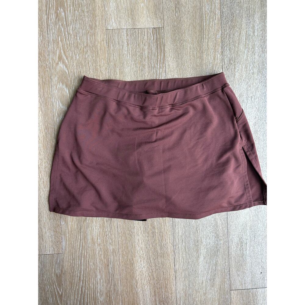 Shebeest Active cycling Skort brown Mauve Pink Pockets sporty comfort active